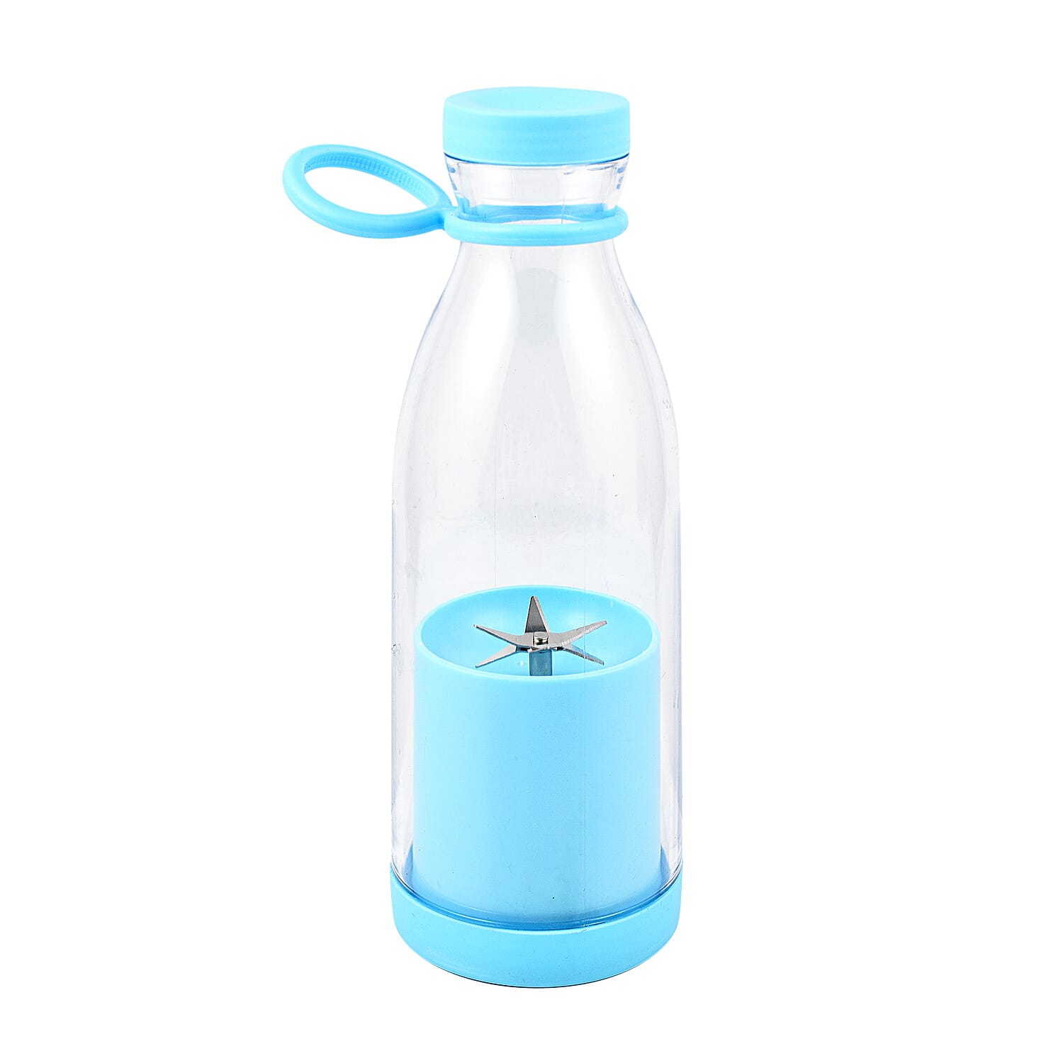 Travel Friendly Mini Rechargeable Juicer for Shakes and Smoothies 420ml - Blue