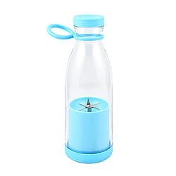 Travel Friendly Mini Rechargeable Juicer for Shakes and Smoothies 420ml - Pink