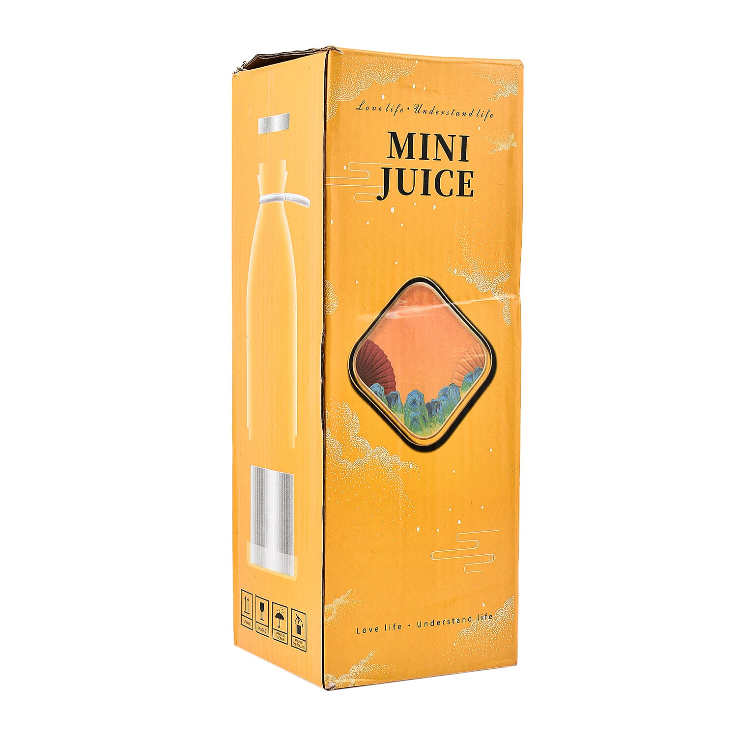 Travel Friendly Mini Rechargeable Juicer for Shakes and Smoothies 420ml - Pink