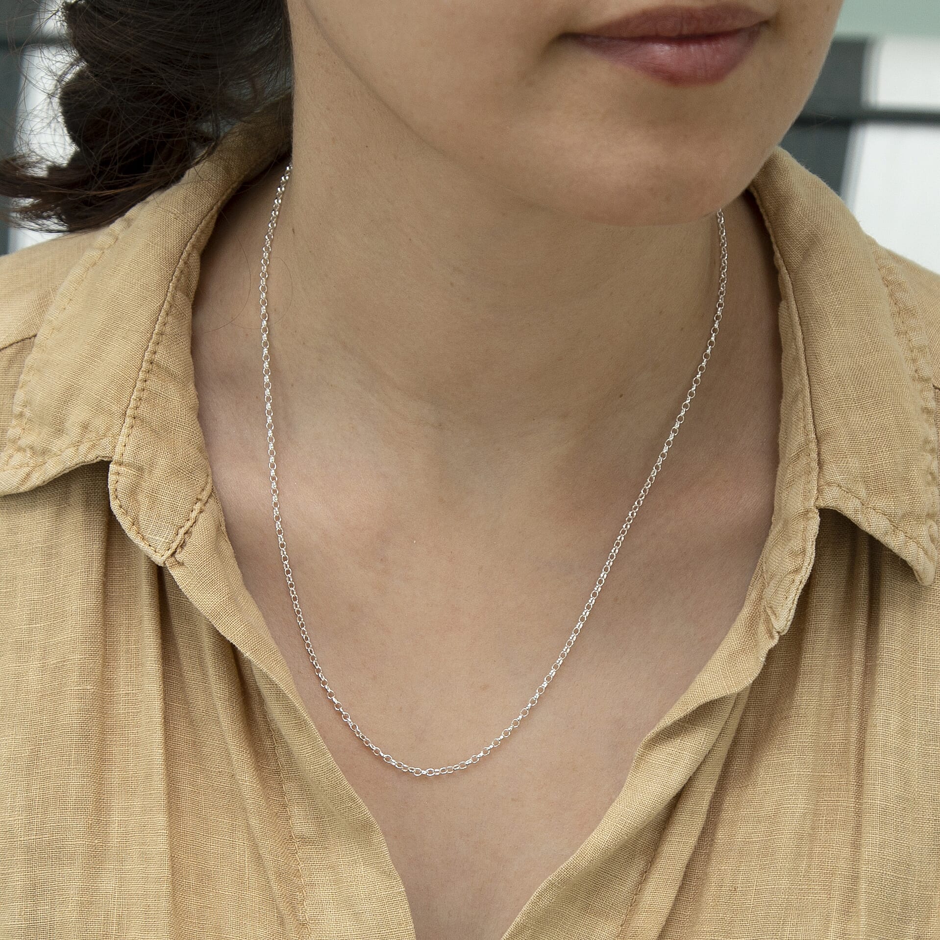 Sterling Silver Chain (Size - 18)