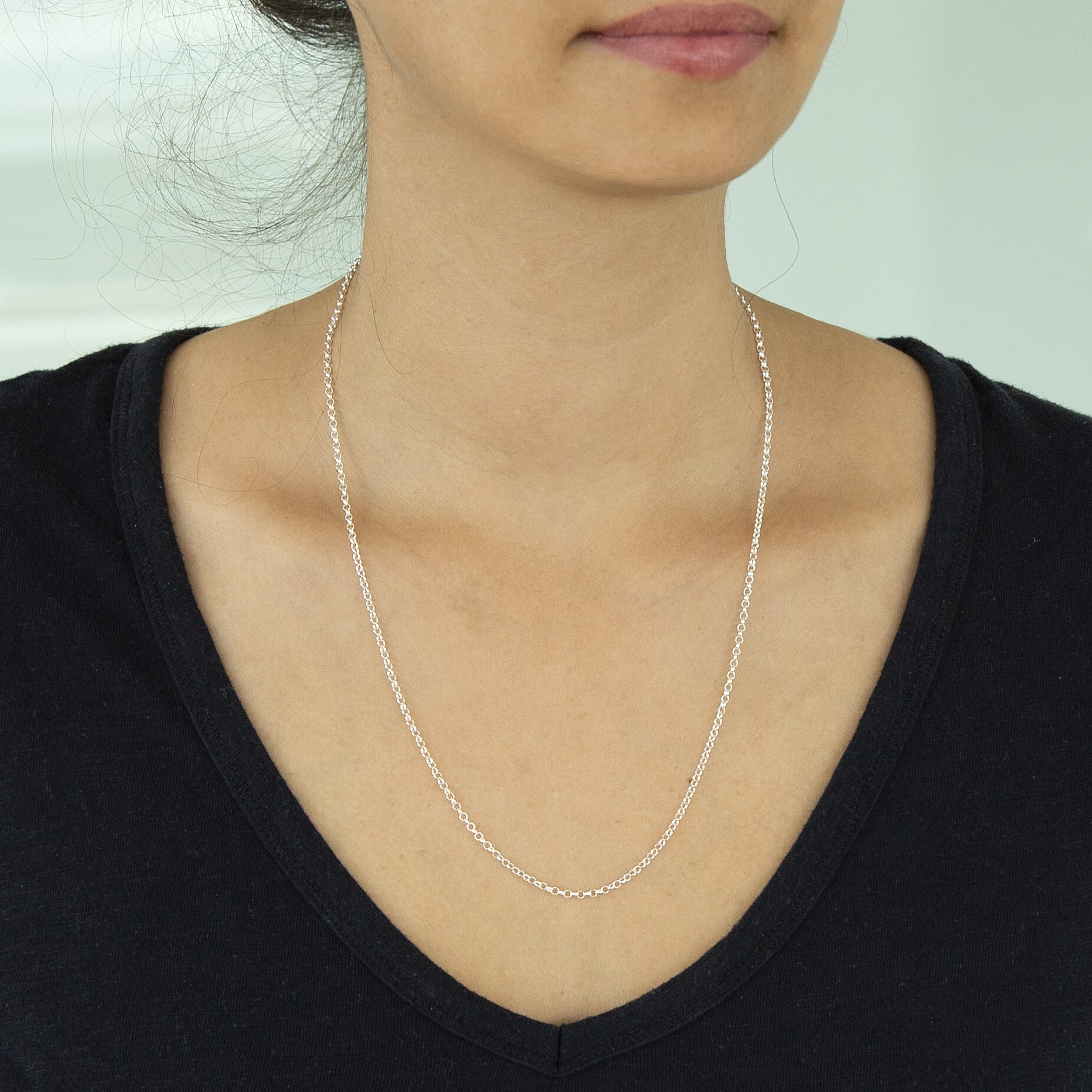 Sterling Silver Chain (Size - 20)