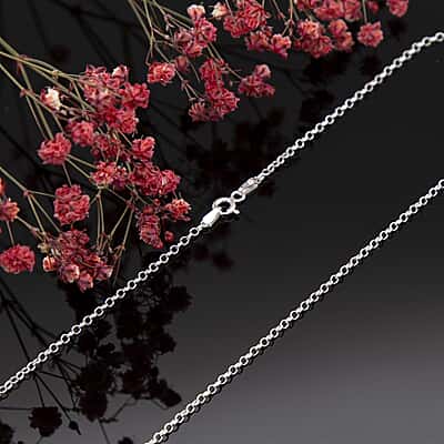 Collana Tuscany Silver In Argento 925 Placcato Oro Giallo - Belcher 51 Cm, Ipoallergenica Con Scatola Regalo