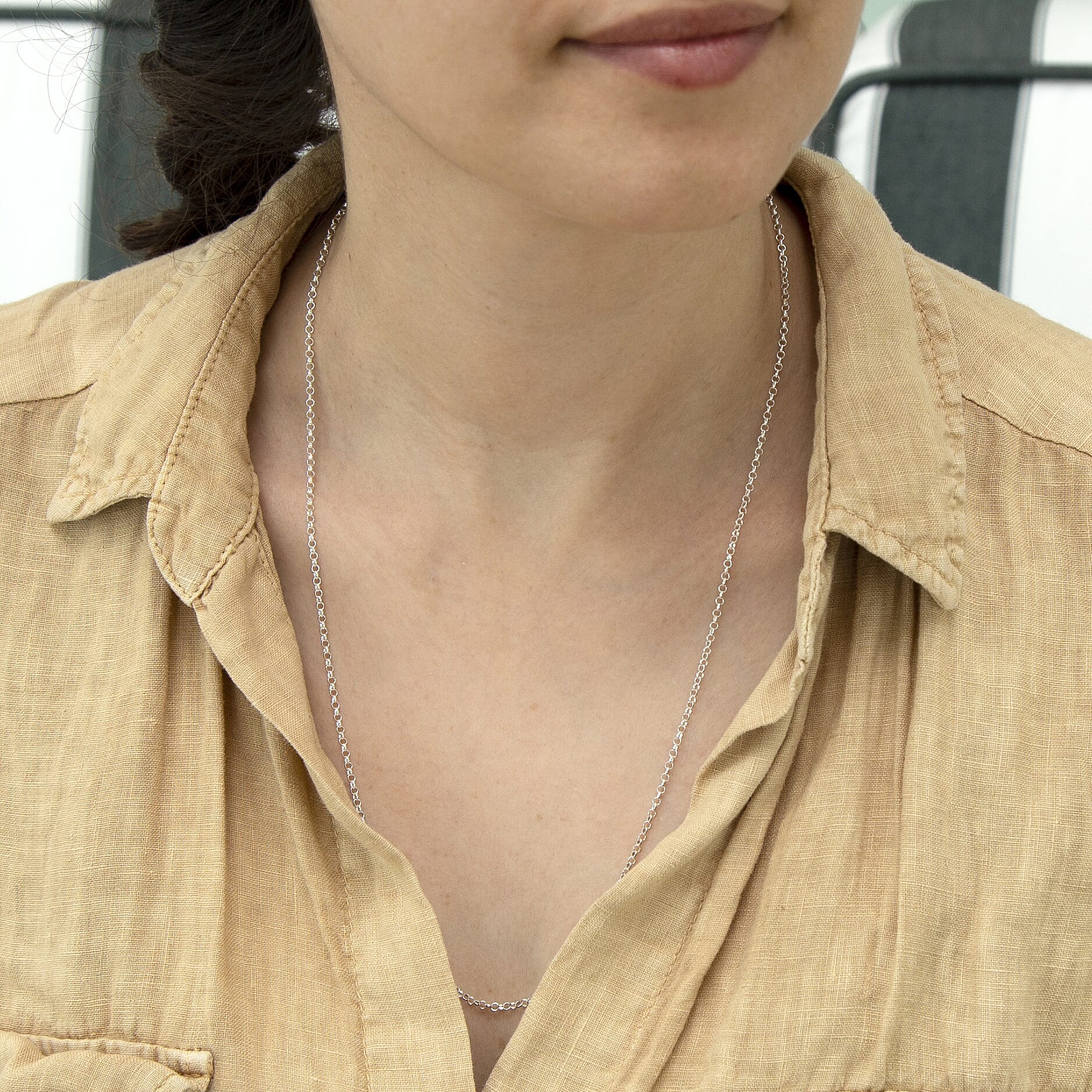 Sterling Silver Chain (Size - 22)