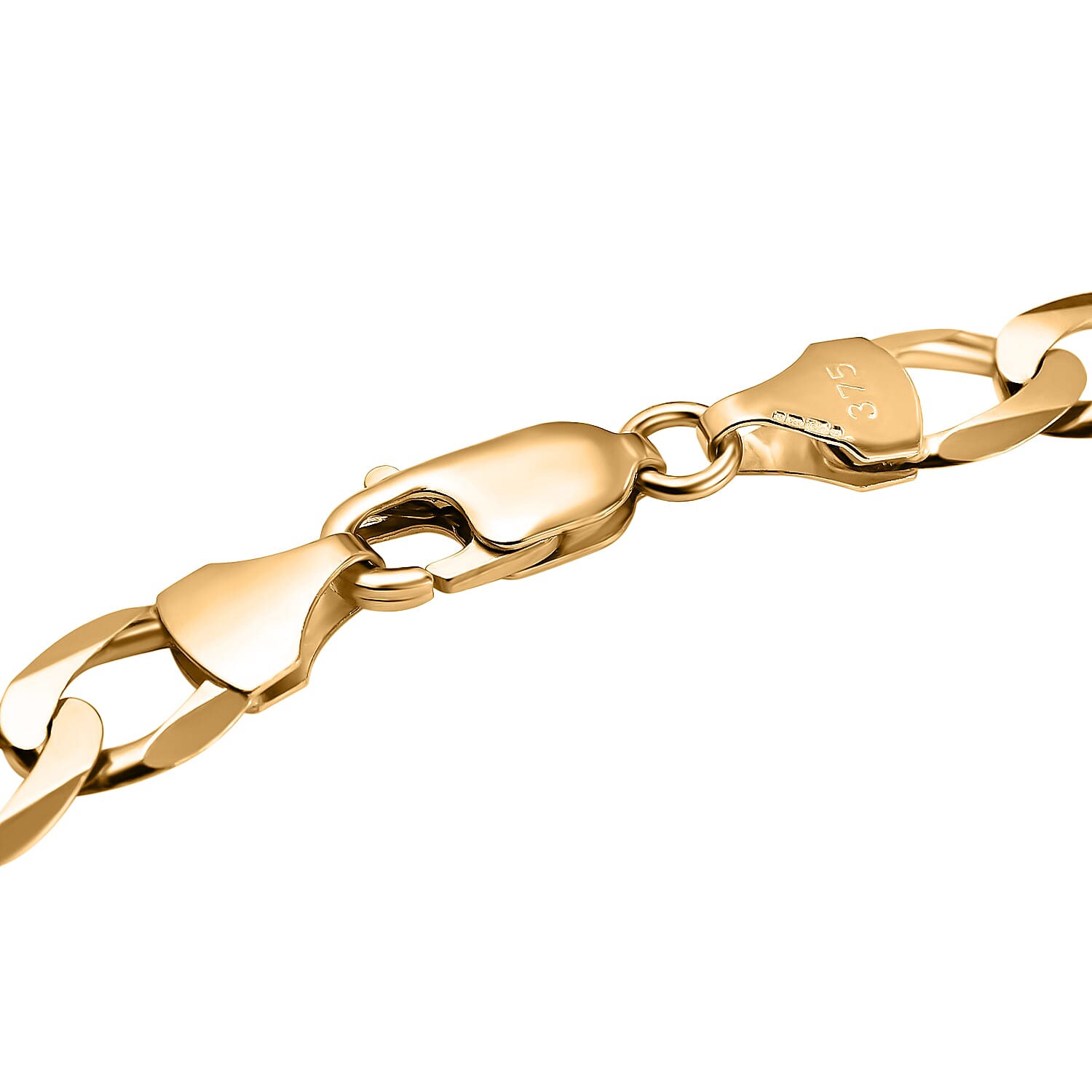 Exclusive Limited Edition Hatton Garden CloseOut- 9K Yellow Gold Flat Curb Necklace (Size - 22), Gold Wt. 27.30 Gms