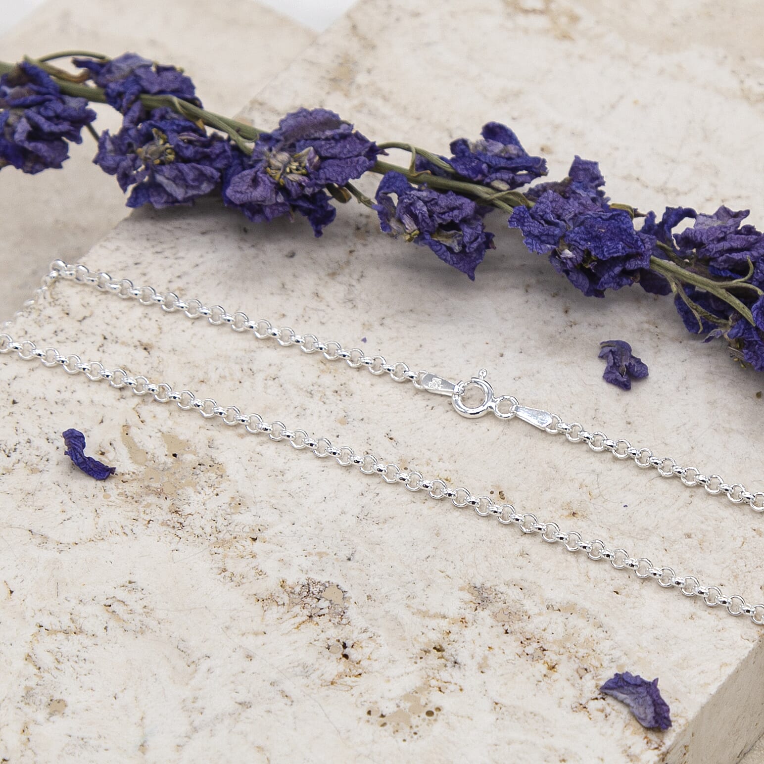 Sterling Silver Chain (Size - 22),  Silver Wt. 6.3 Gms