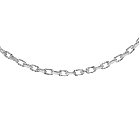 Sterling Silver Diamond Cut Belcher Chain 16 Inch