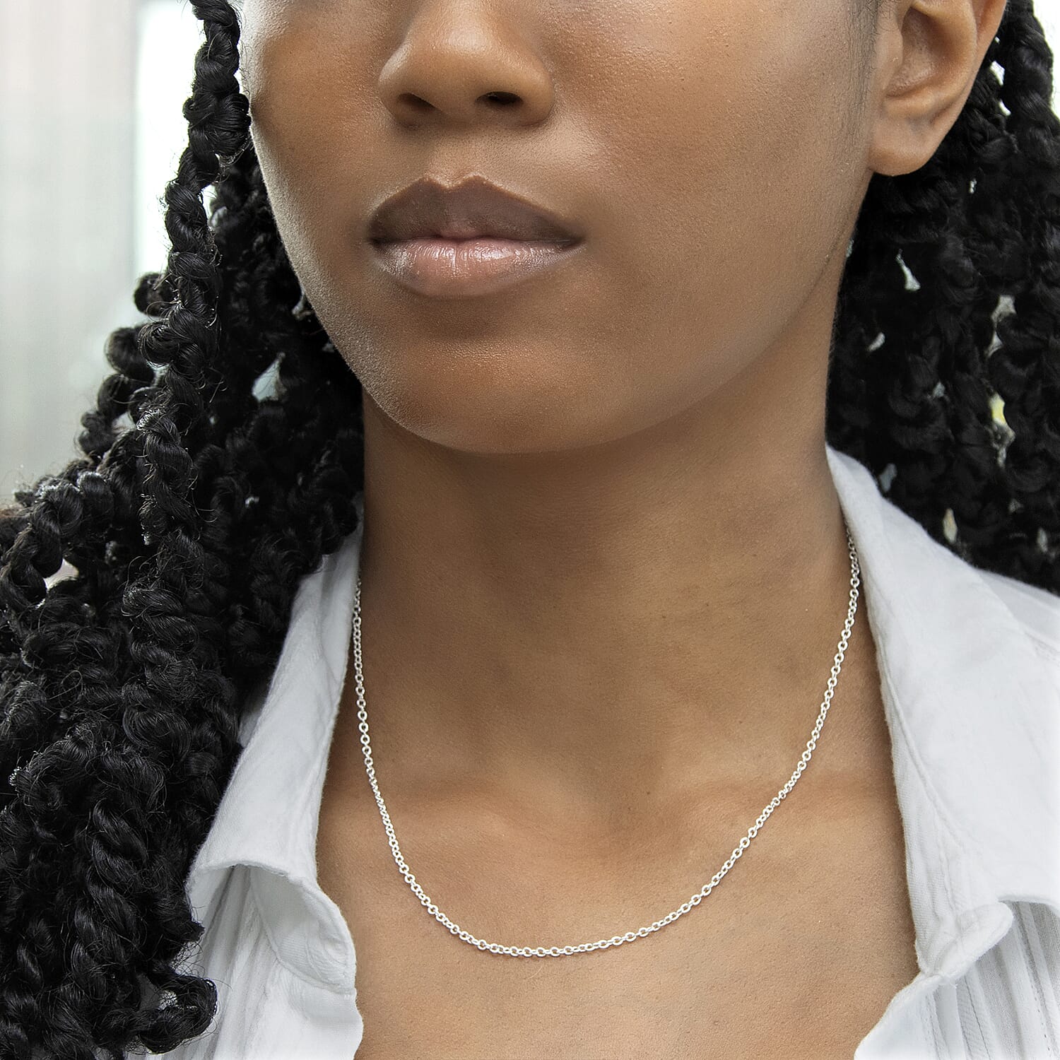 Sterling Silver Chain (Size - 18)