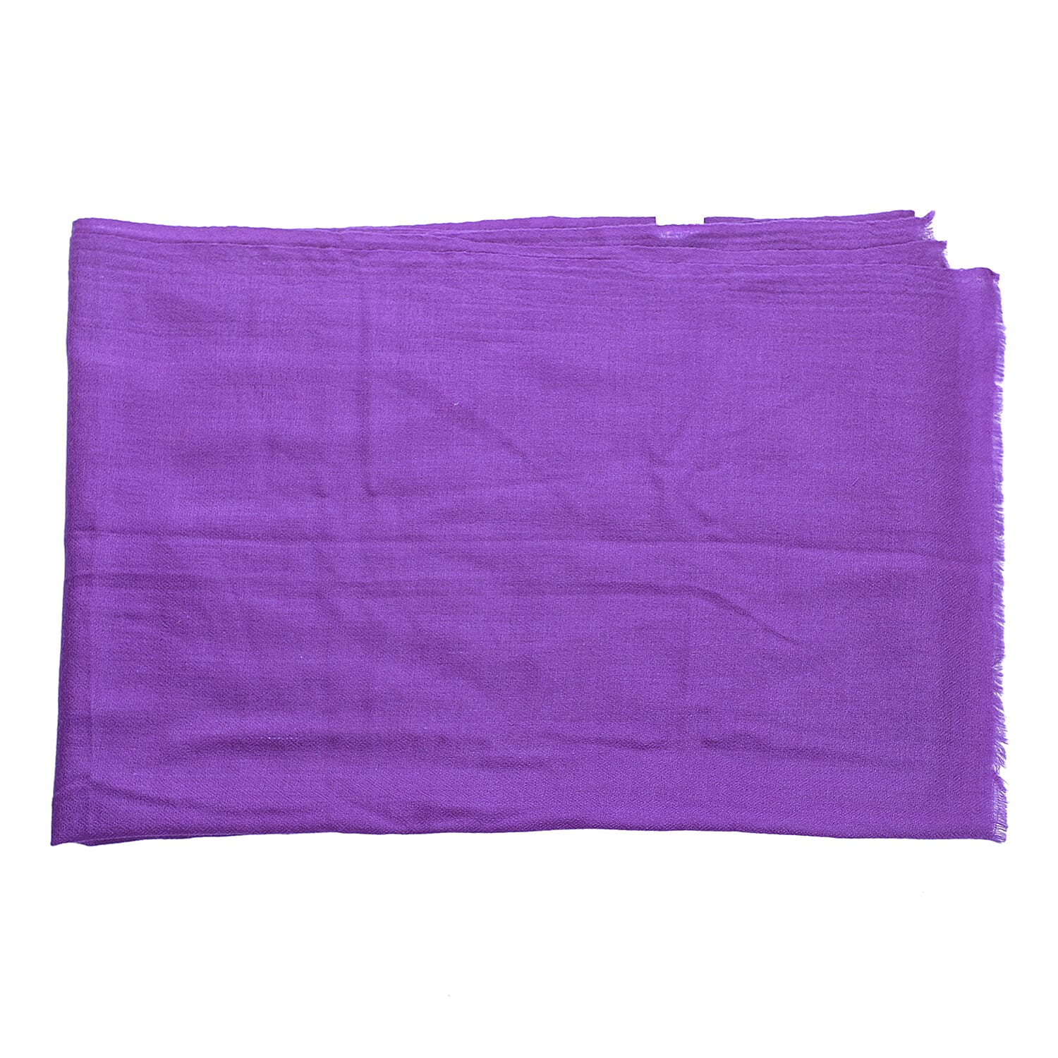 LA MAREY 100% Cashmere Woolen Scarf (Size - 190x70 Cm) - Purple