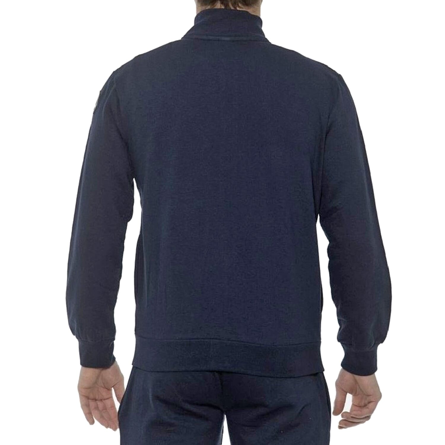 19V69 ITALIA by Alessandro Versace Zip Front Sweatshirt - Black