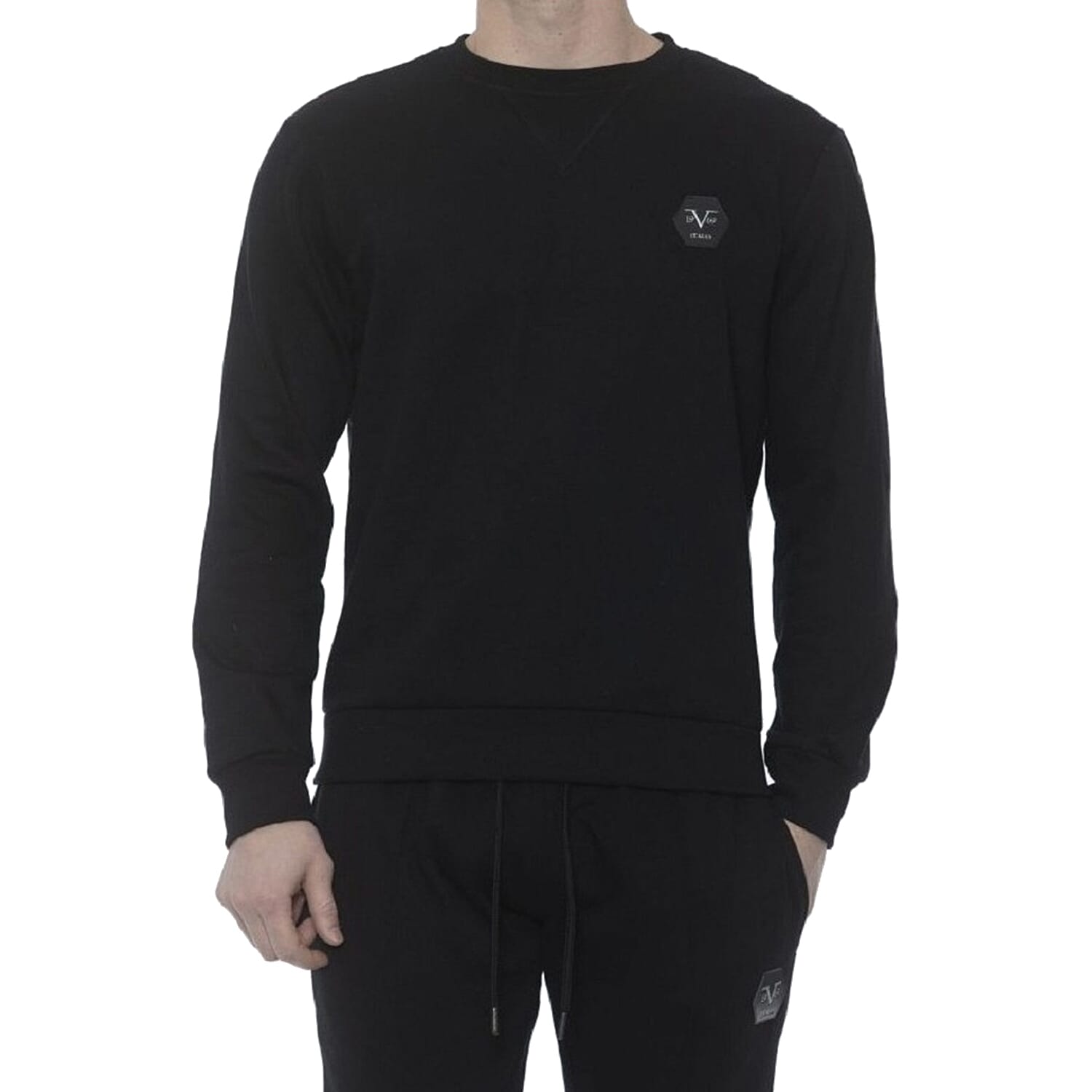 19V69 ITALIA by Alessandro Versace Sweatshirt (Size L ) - Black