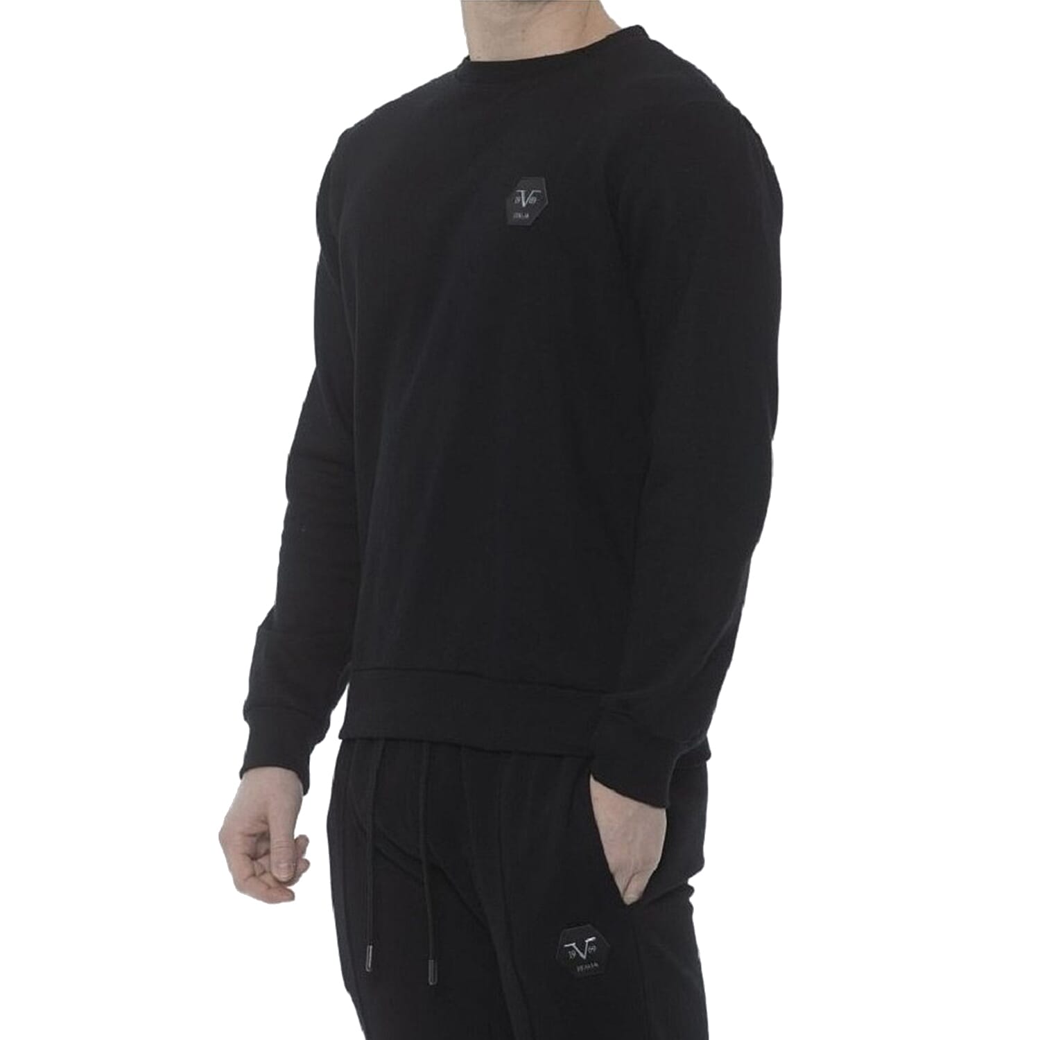19V69 ITALIA by Alessandro Versace Sweatshirt (Size L ) - Black