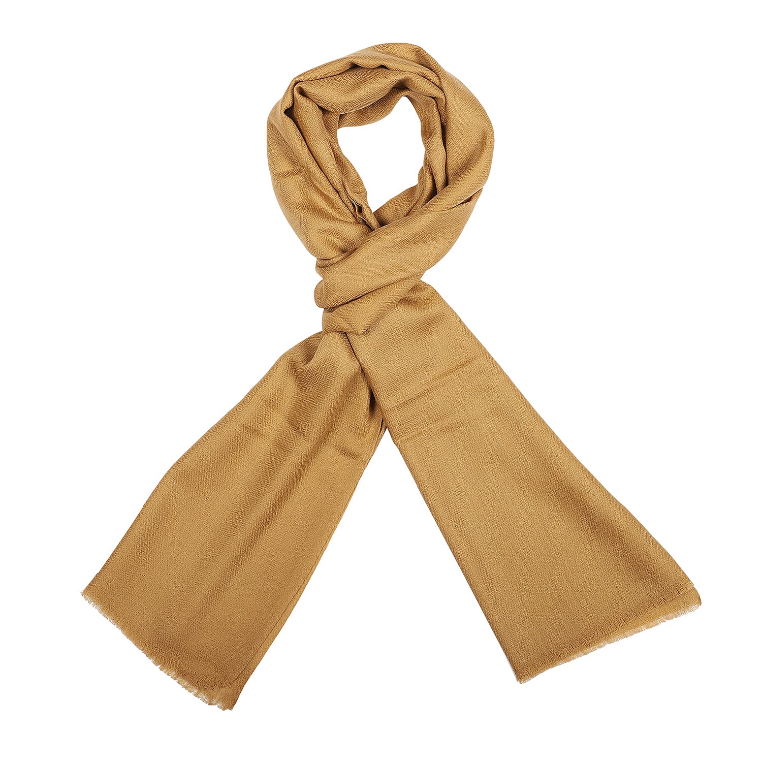 La Marey 100% Cashmere Wool Dark Gray Scarf