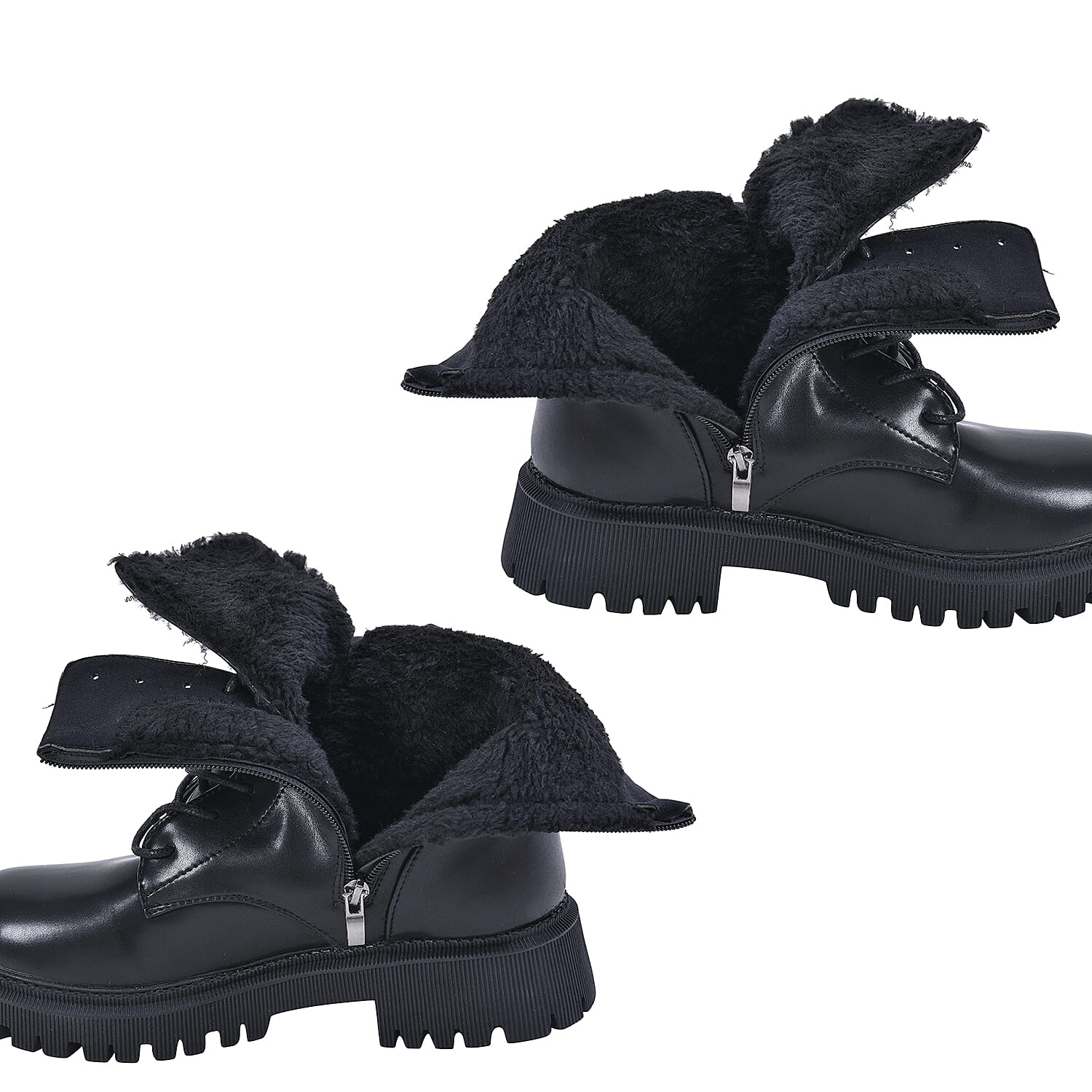 LA MAREY Womens boots Upper  PU Lining  Cotton shoe sole TPR