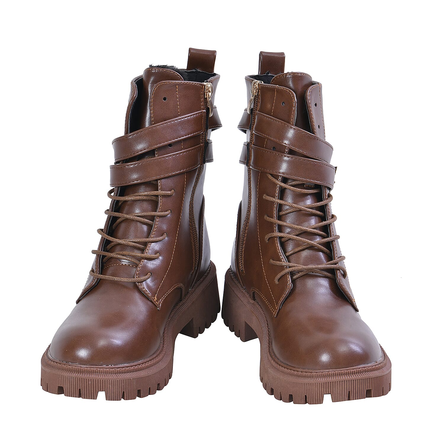 LA MAREY Womens boots Upper  PU Lining  Cotton shoe sole TPR