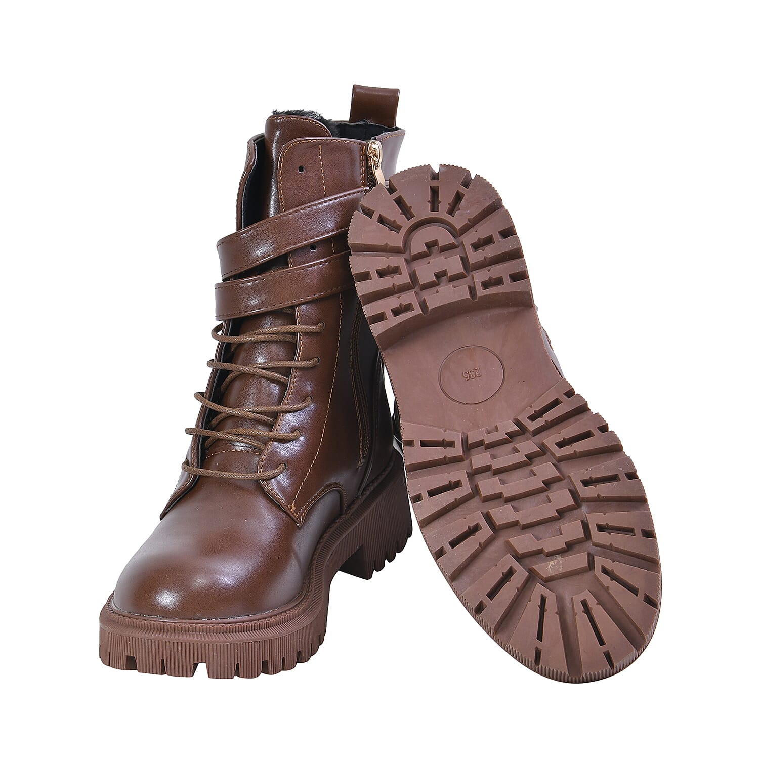 LA MAREY Womens boots Upper  PU Lining  Cotton shoe sole TPR