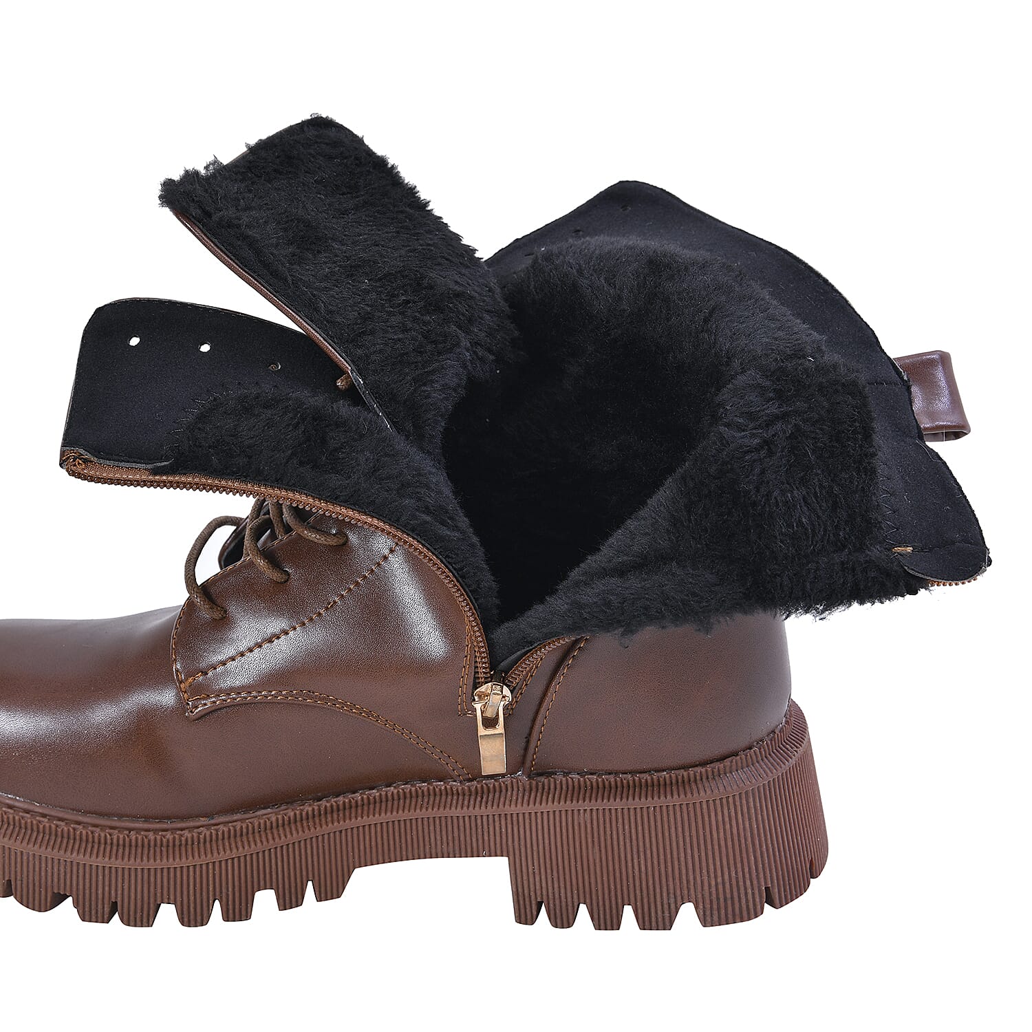 LA MAREY Womens boots Upper  PU Lining  Cotton shoe sole TPR