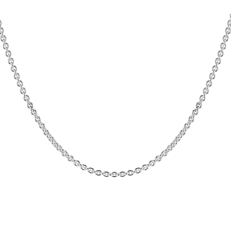 Sterling Silver Belcher Chain 18 Inch