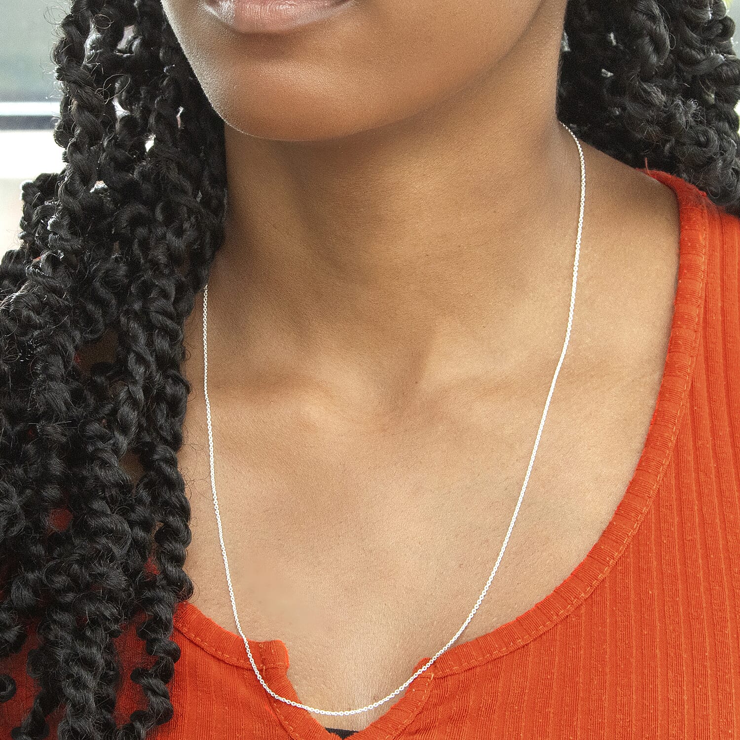 Sterling Silver Chain (Size - 24)