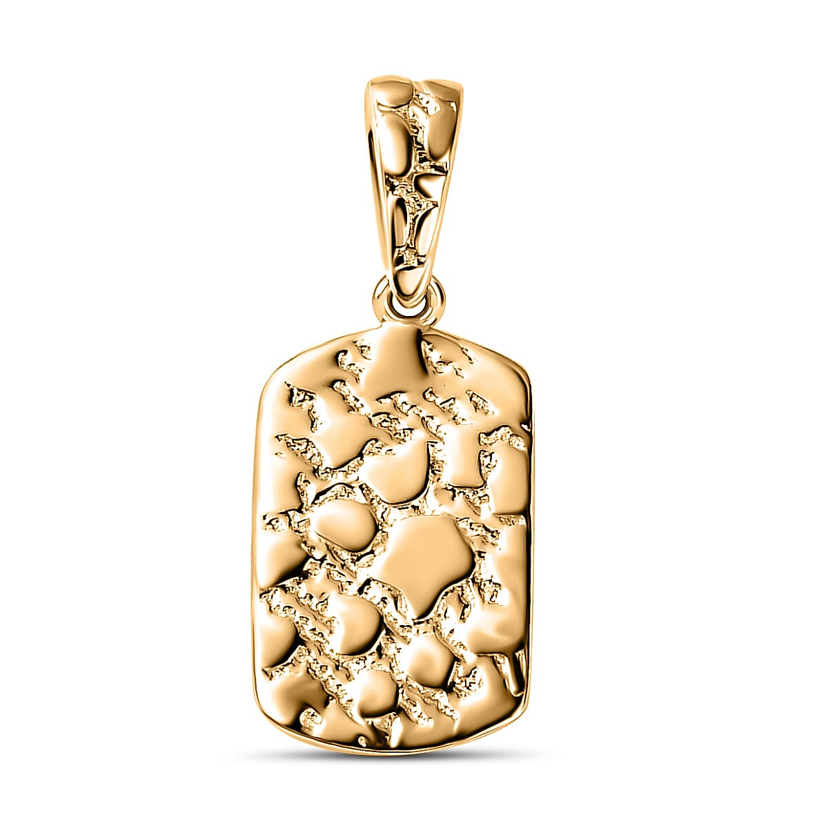 9K Yellow Gold Nugget Pendant