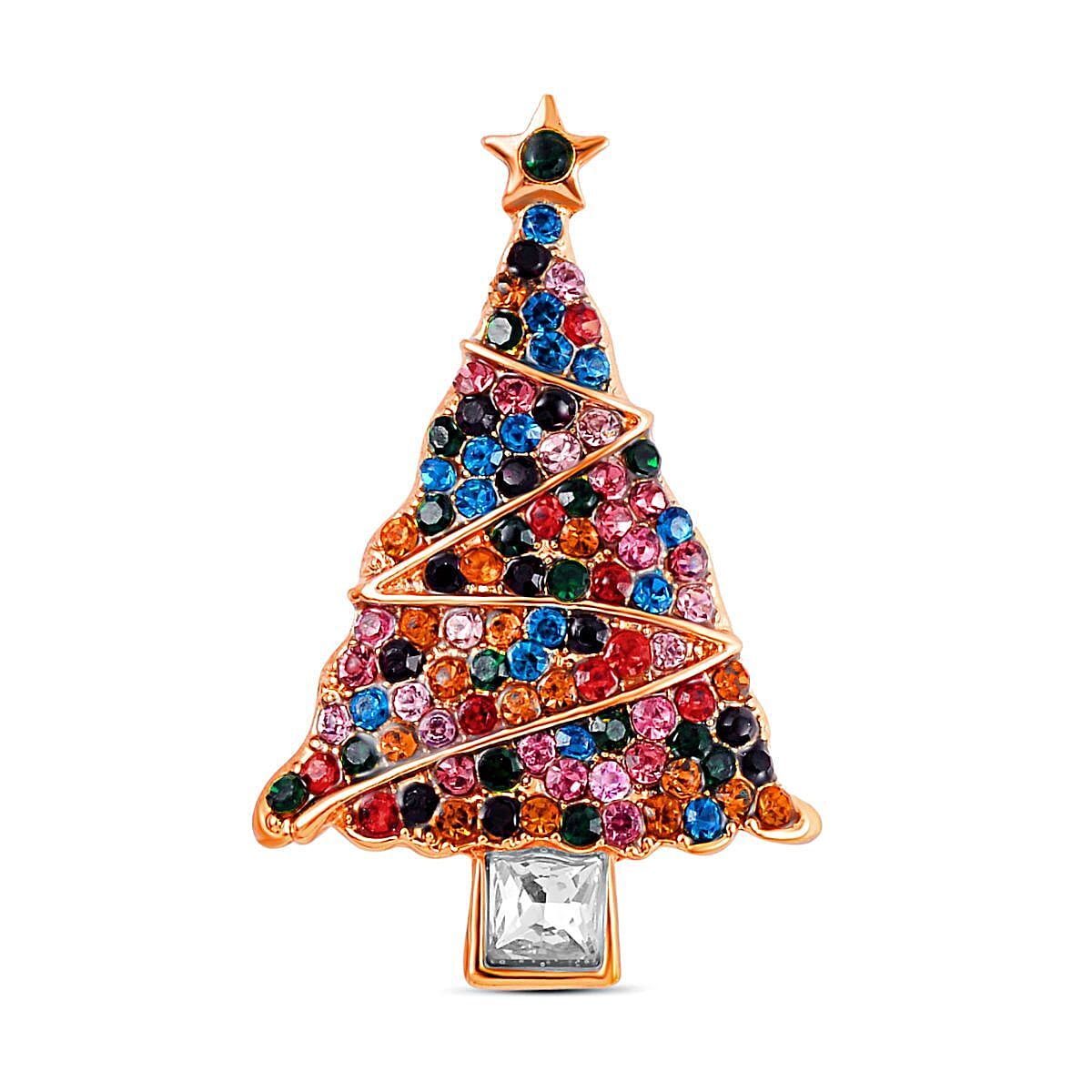 Christmas tree brooch shop