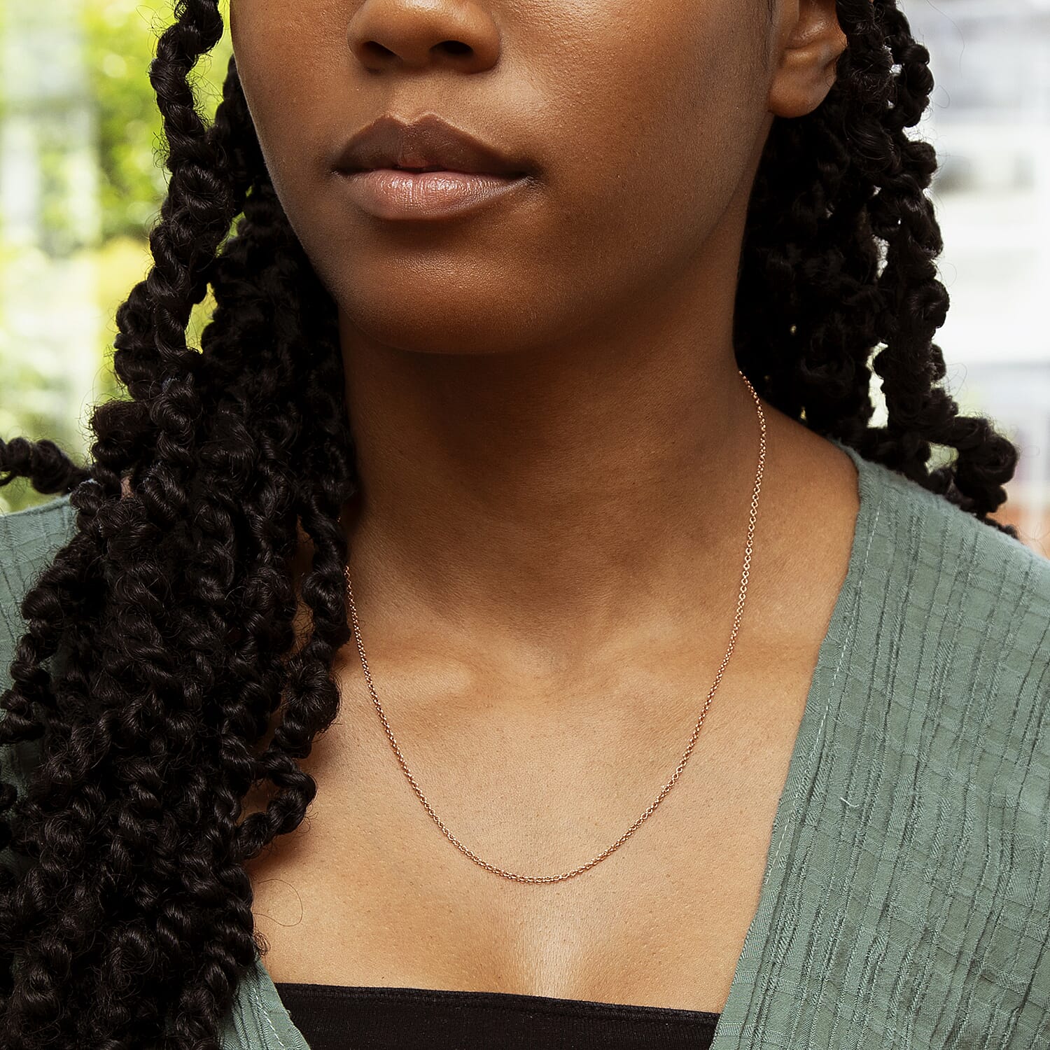 Sterling Silver Chain (Size - 20)