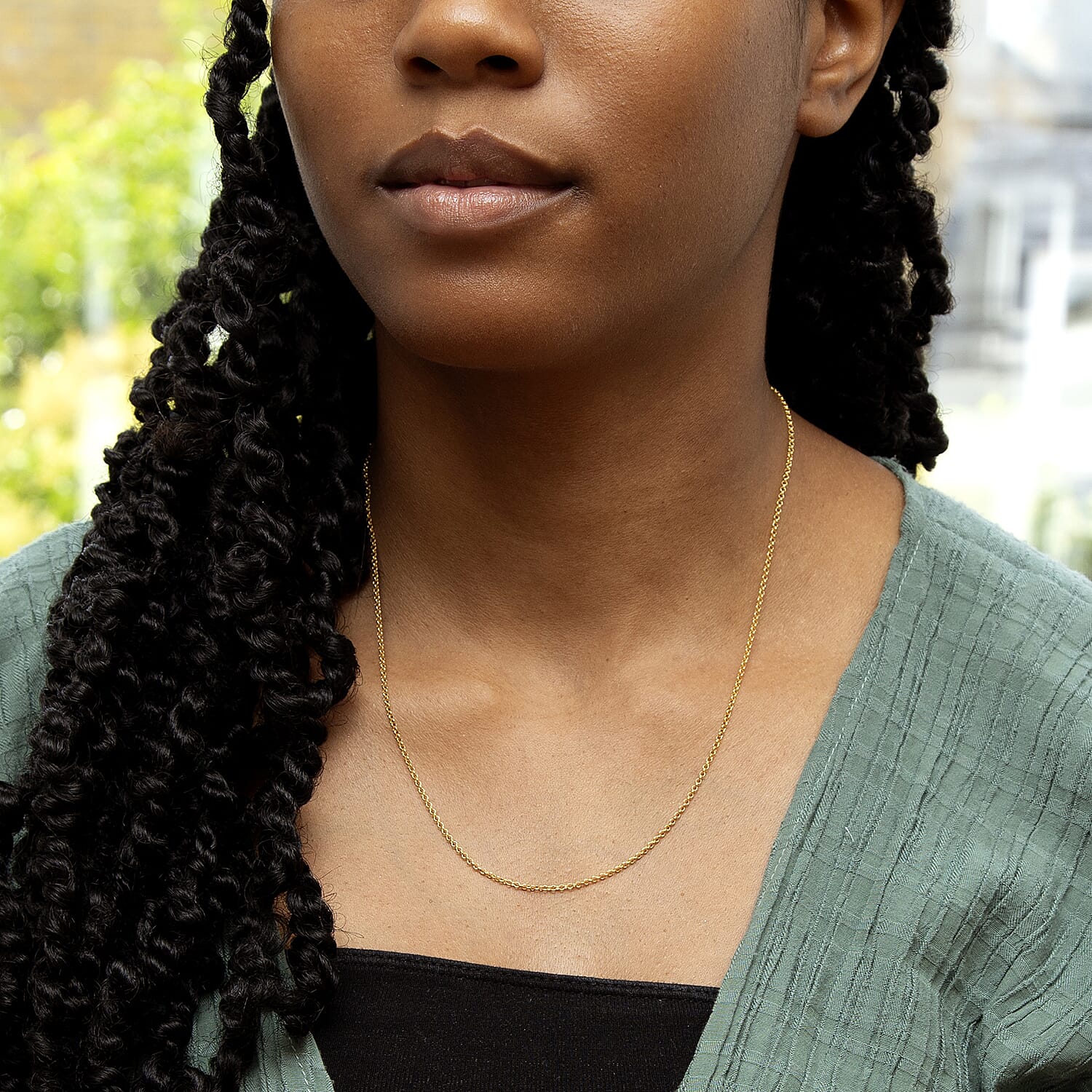 Sterling Silver Chain (Size - 20)