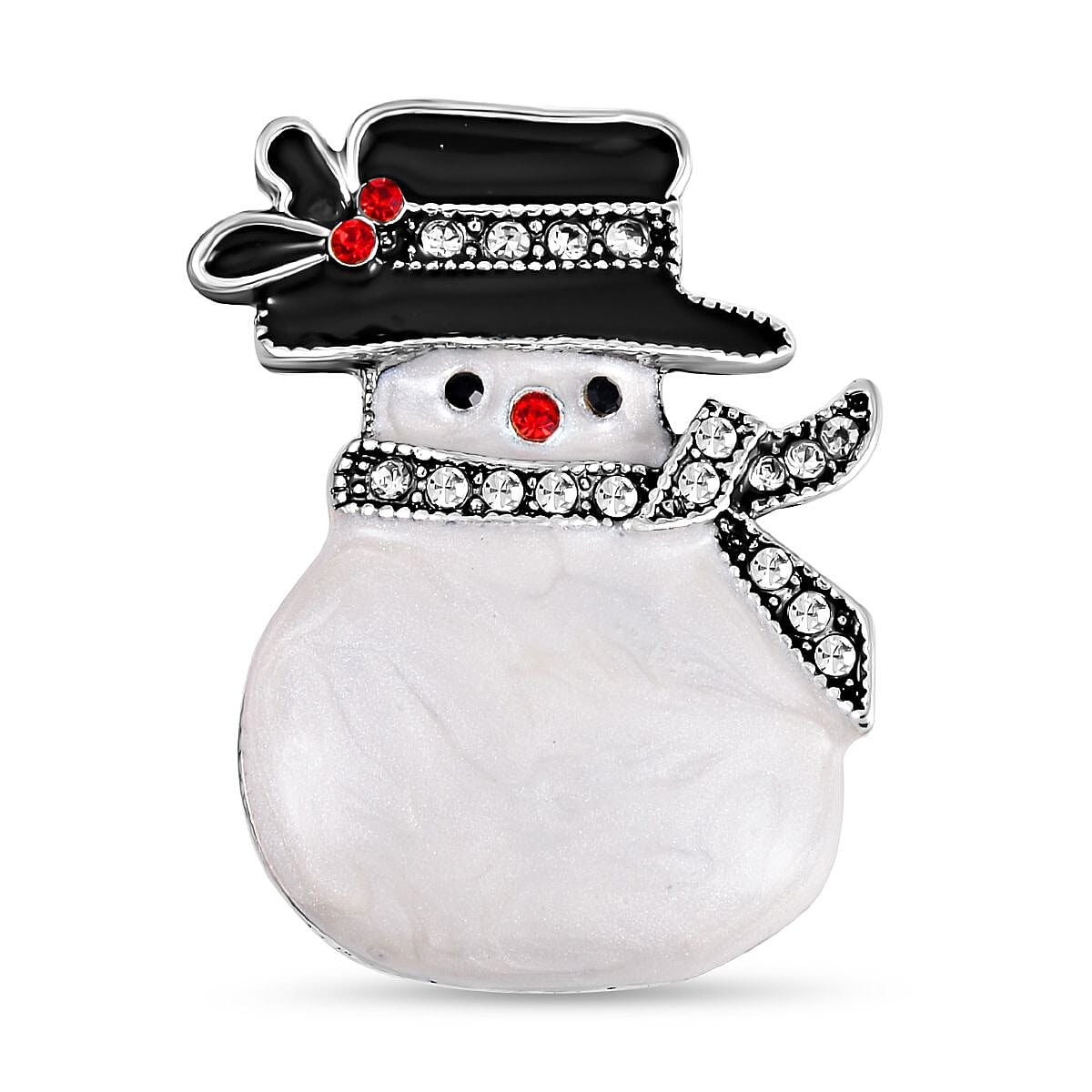 Multi Color Crystal  Brooch 0.01 pc  0.010  Ct.