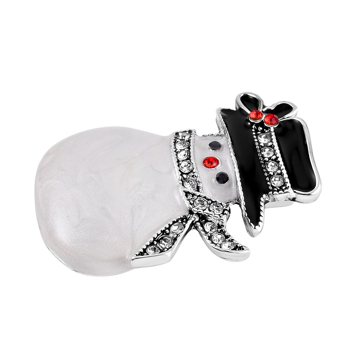 Multi Color Crystal  Brooch 0.01 pc  0.010  Ct.