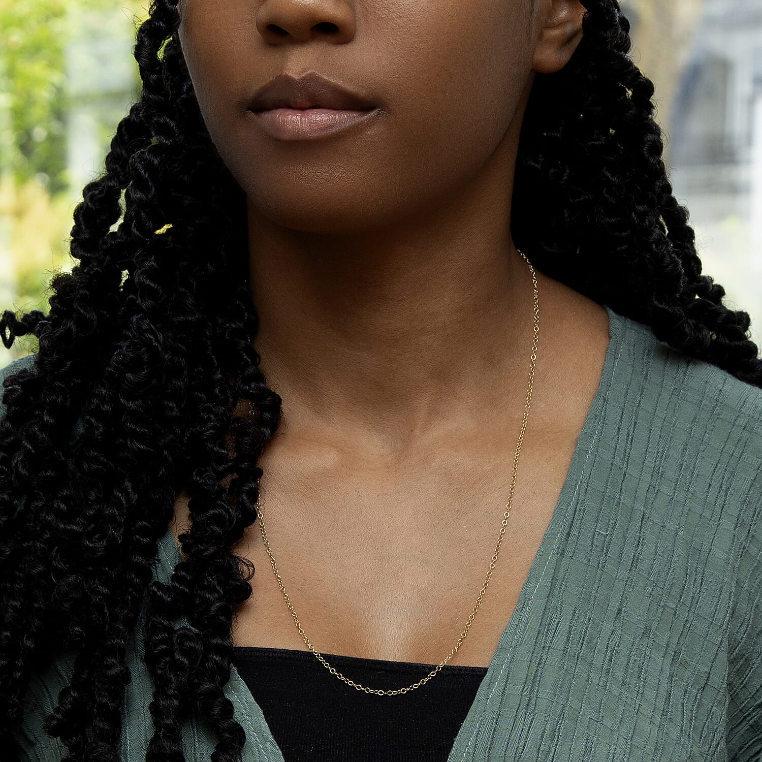 Sterling Silver Chain (Size - 24)