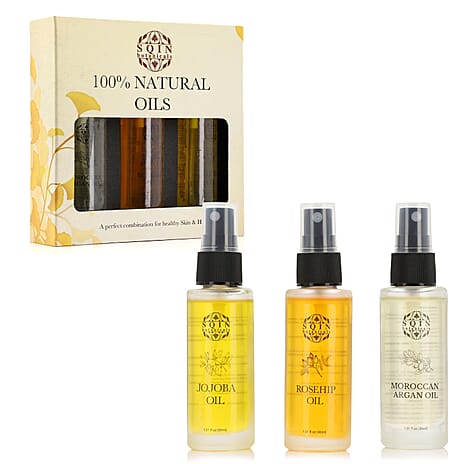 MONDAY MEGA DEAL - Set of 3 Oils - Moringa Oil,  Argan Oil & Rosehip Oil (30ml each)