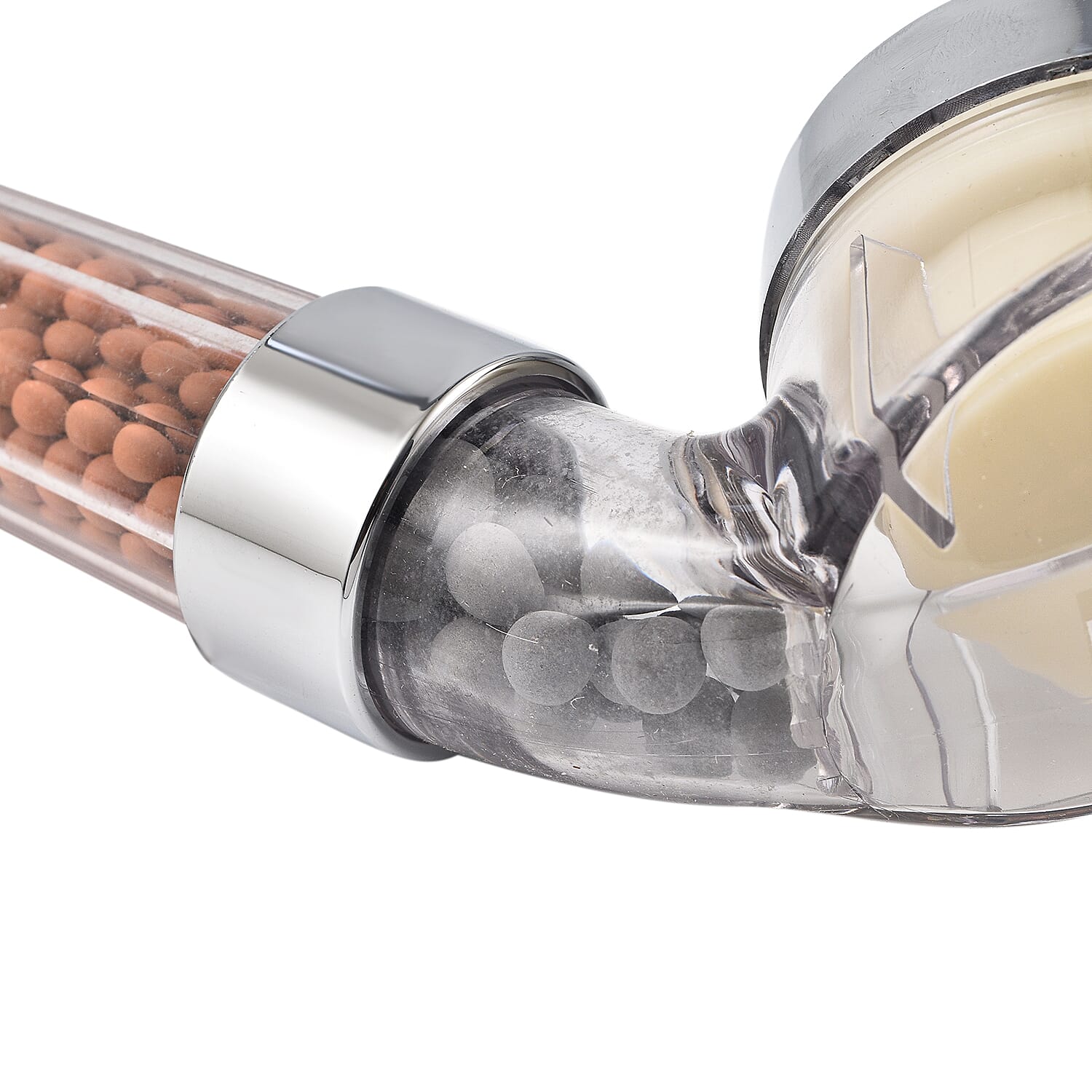 Ionic Shower Head with Temperature Indicator LEDs