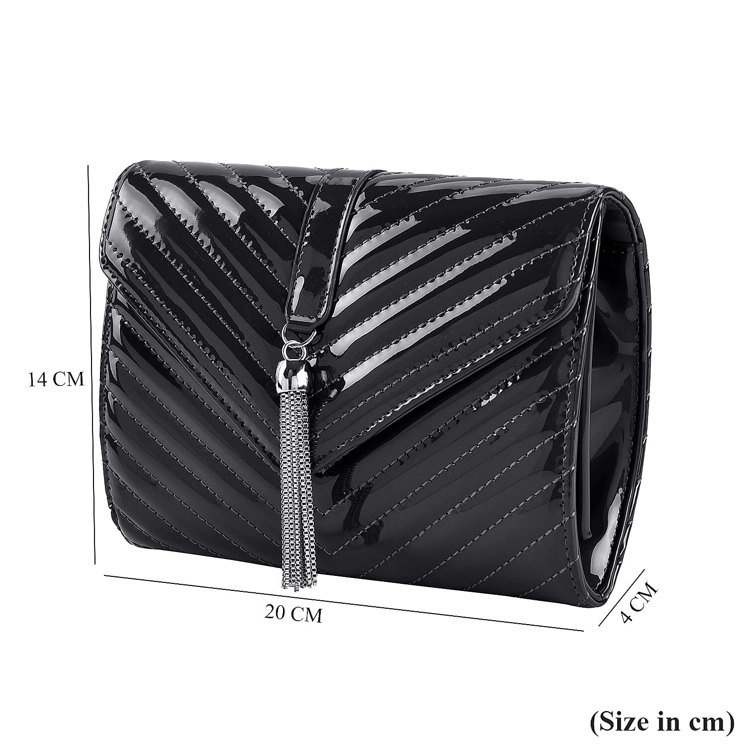 PU Quilted Crossbody Bag - Fuchsia