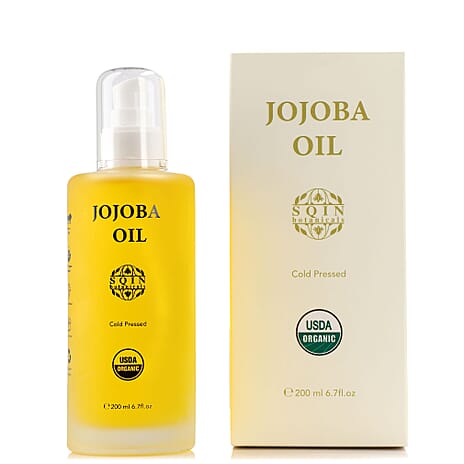 Sqin Botanicals - 100% Organic Cold Pressed Natural Jojoba Oil  200ml