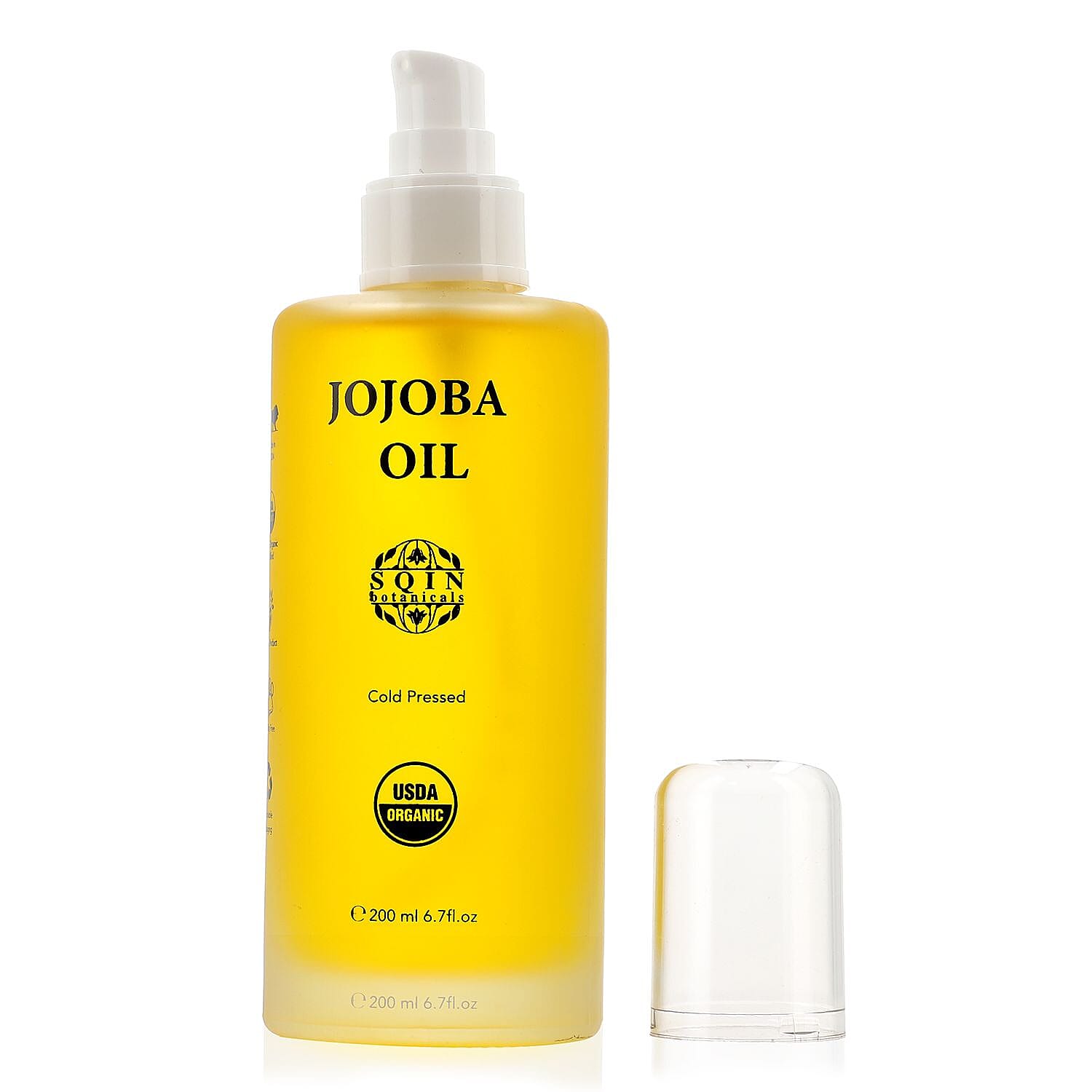 Sqin Botanicals - 100% Organic Cold Pressed Natural Jojoba Oil  200ml