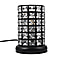 Closeout Deal - Desire Glass Lamp and Aroma Diffuser - Black & Clear