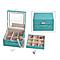 LIQUIDATION DEAL - Multi-Purpose Vanity Box with LED Mirror - Turquoise