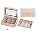 LED Light Mirror Jewellery, Watch or Beauty Vanity Box (Size 24x16x10 cm) - Torquoise