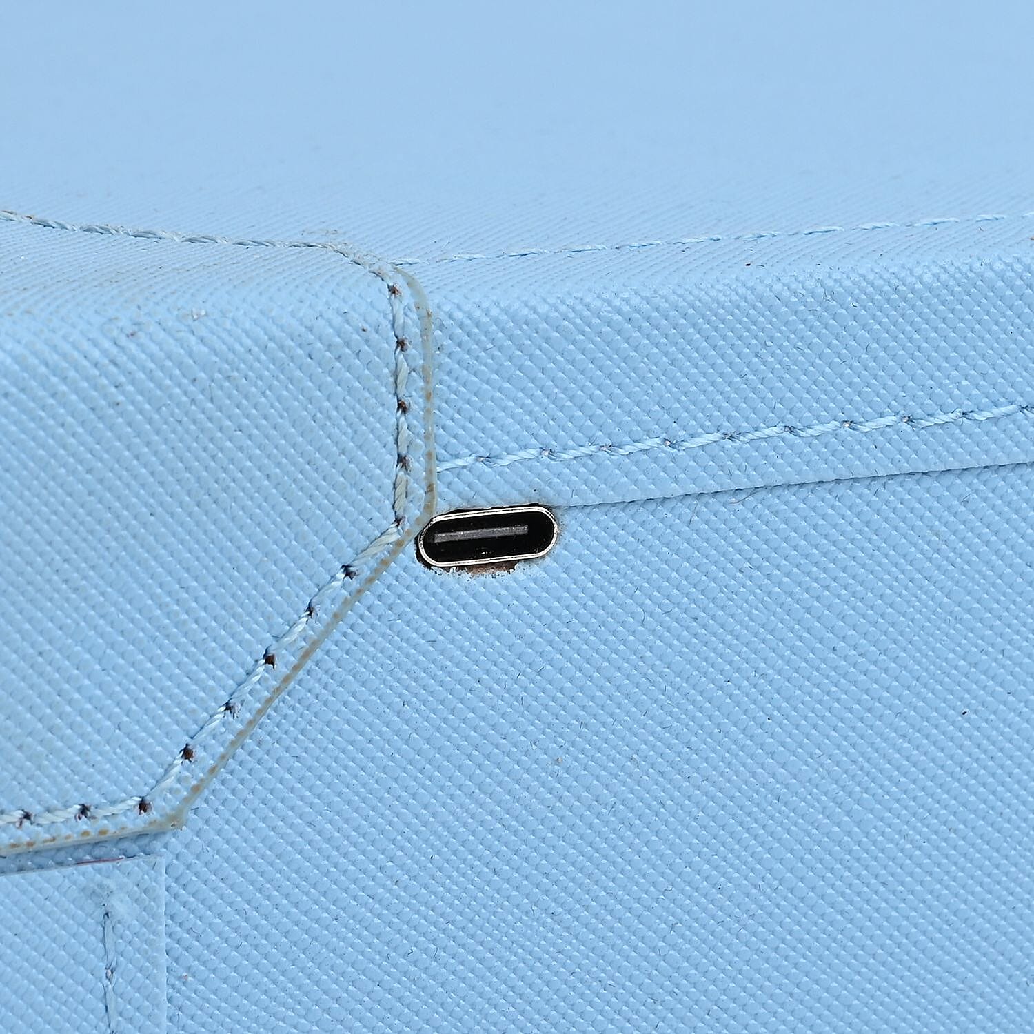 LED Light Mirror Jewellery, Watch or Beauty Vanity Box (Size 24x16x10 cm) - Torquoise