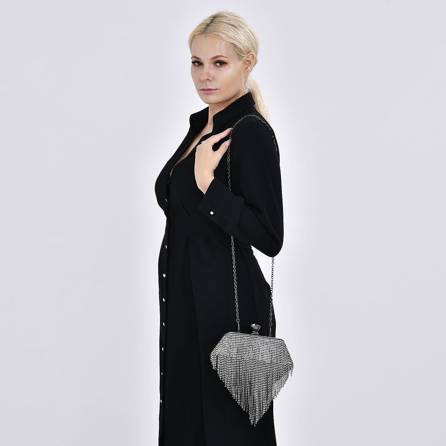 Iron Diamond Clutch - Black