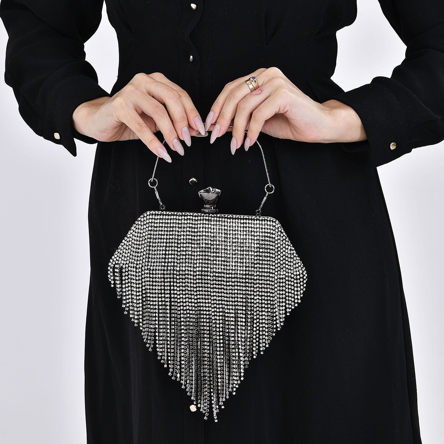 Iron Diamond Clutch - Black