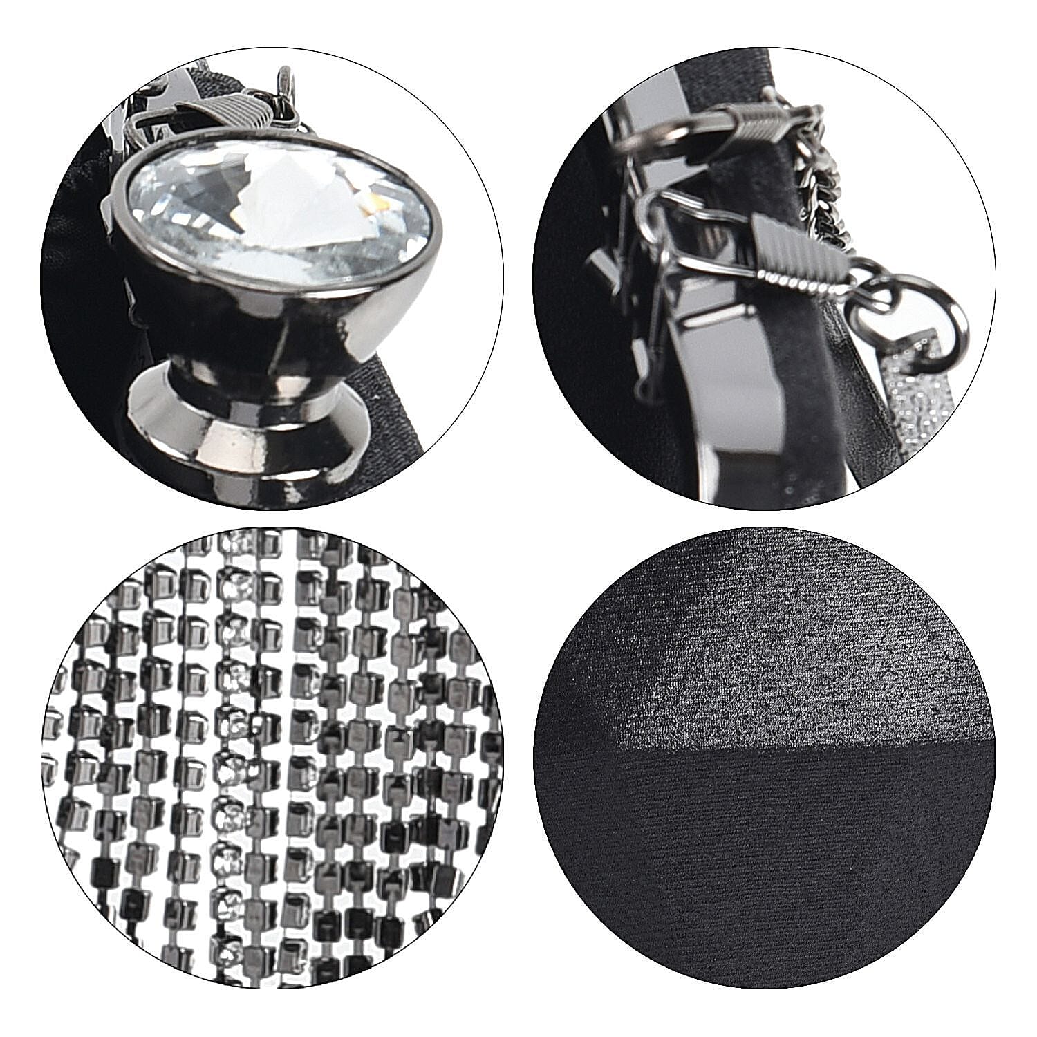 Iron Diamond Clutch - Black