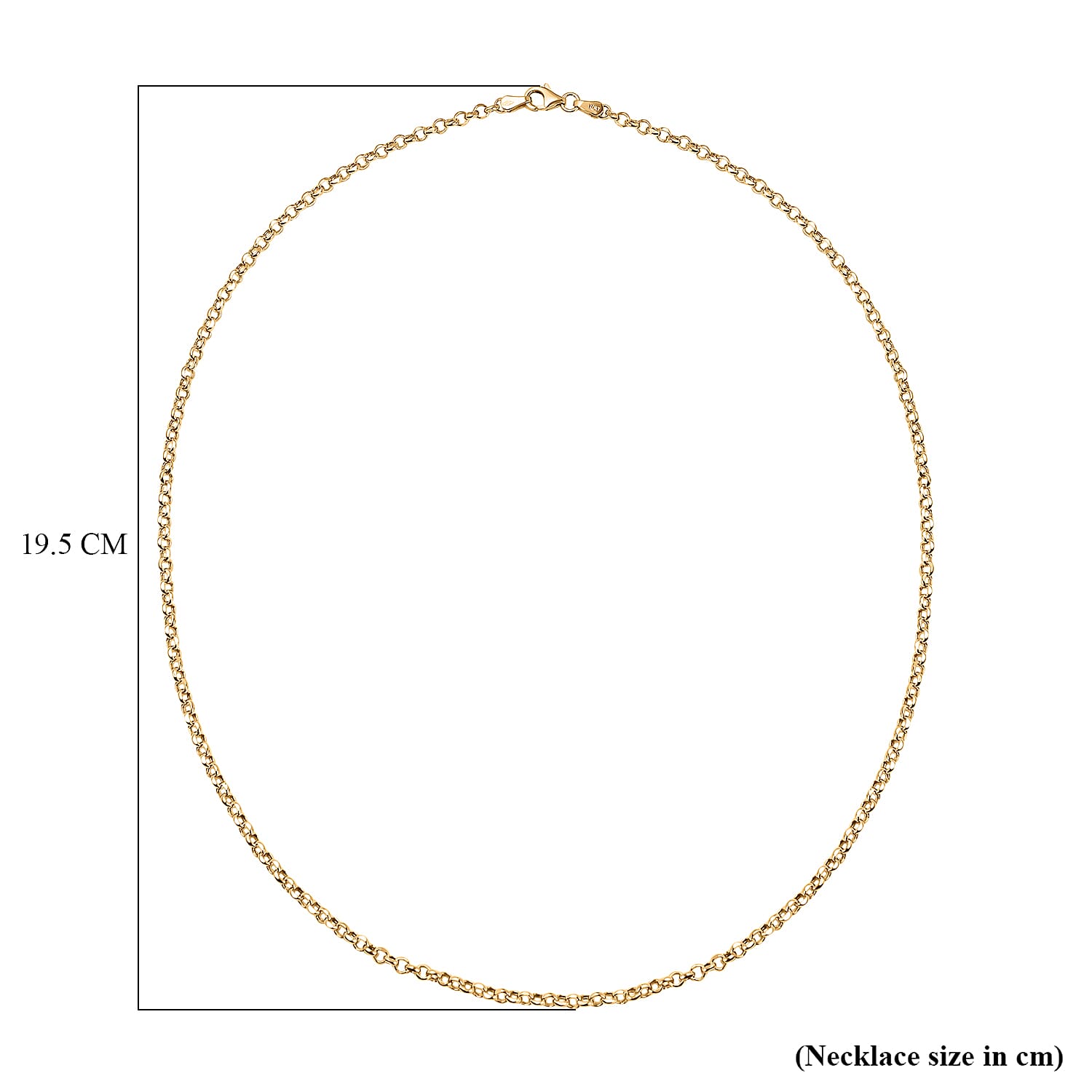 Maestro Collection - 9K Yellow Gold Diamond Cut Rolo Chain (Size - 20), Gold Wt- 5.12 Gms