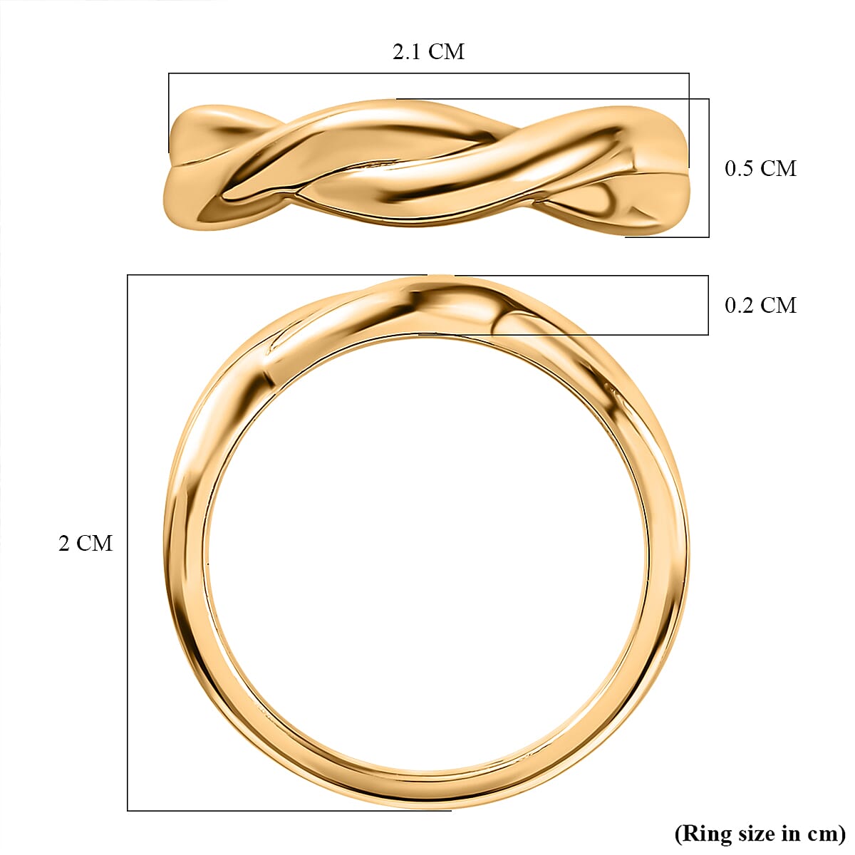 Vermeil YG Sterling Silver Fancy Ring