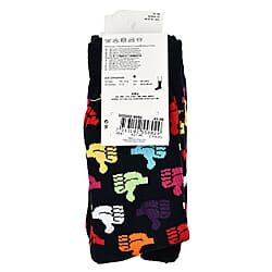 Branded Close Out - 4 Pairs - Organic Combed Cotton - Animal  and Dots Pattern Socks