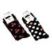 Branded Close Out - 4 Pairs - Organic Combed Cotton - Animal  and Dots Pattern Socks