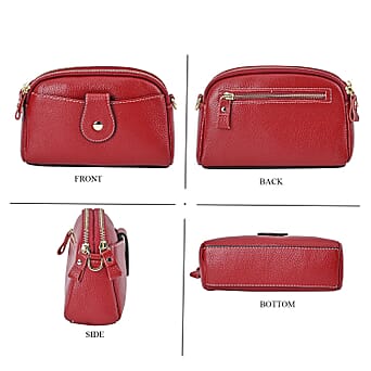 https://tjcuk.sirv.com/Products/76/1/7617219/Leather-Solid-Crossbody-Bag-Size-19x5x12-cm-Burgundy-Black_7617219_1.jpg?w=342&h=342