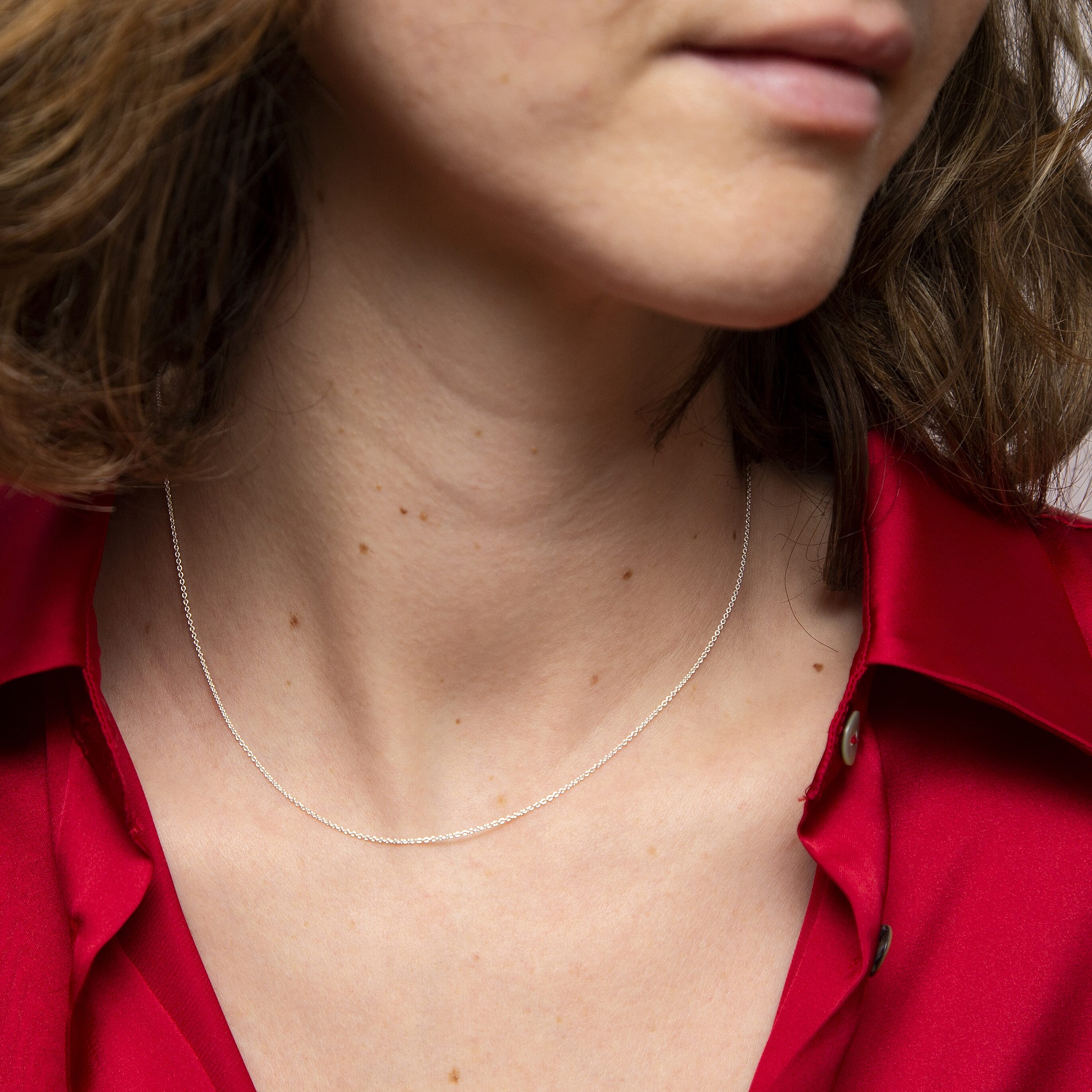 Sterling Silver Chain (Size - 16)