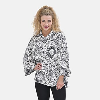 https://tjcuk.sirv.com/Products/76/1/7617564/Tamsy-Polyester-Floral-Top-Size-70x1-cm-Black-White_7617564_3.jpg?w=342&h=342
