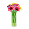 Set of 10 Creative Artificial Flowers Ballpoint Pen - Small Chrysanthemum (Multi)
