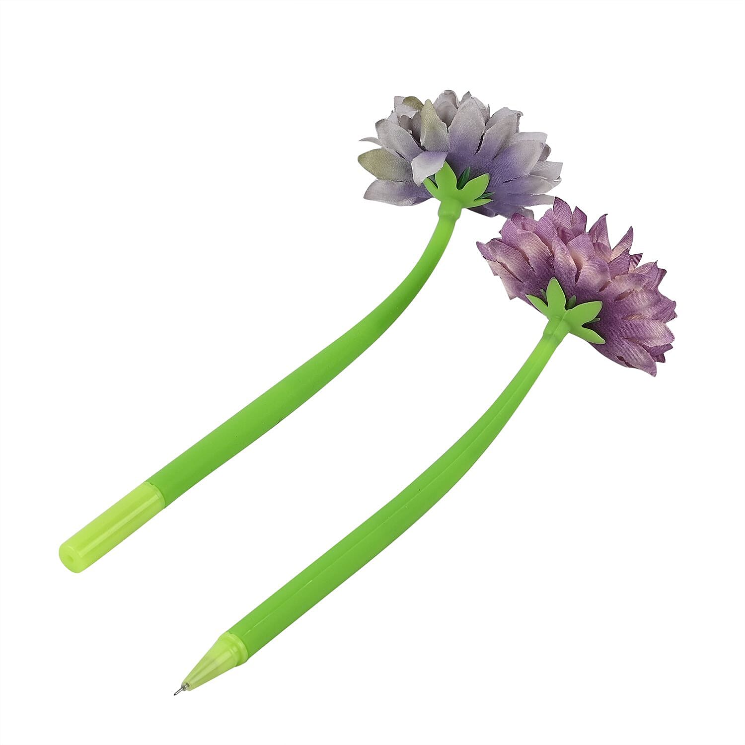 Set of 10 Creative Artificial Flowers Ballpoint Pen - Small Chrysanthemum (Multi)